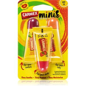 Carmex Minis Travel-set(voor Droge Lippen) SPF 15