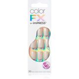 KISS Color FX im Press valse nagels zelfklevend Rebel 30 st