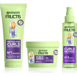 Garnier Fructis Curls Method handige verpakking Voor Golvend en Krullend Haar 3 st
