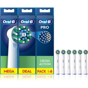 Oral B PRO Cross Action Vervangende Opzetstuk voor Tandenborstel 6 st