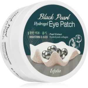 esfolio - Black Pearl - Oogmasker - Zwart - Hydrogel - 60 st