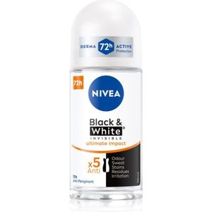 NIVEA Invisible Black & White Ultimate Impact Antitranspirant Roller 50 ml