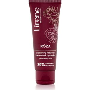 Lirene Rose intensief voedende crème voor handen en nagels 75 ml