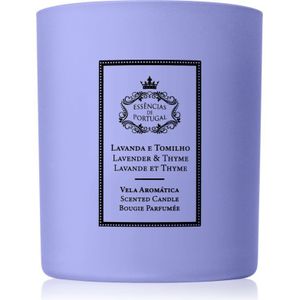 Essencias de Portugal + Saudade Natura Lavender & Thyme geurkaars 180 g