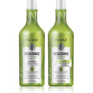 INOAR - Résistance Bambu - Cosmetische Set - 2x1000 ml - Haarverzorging