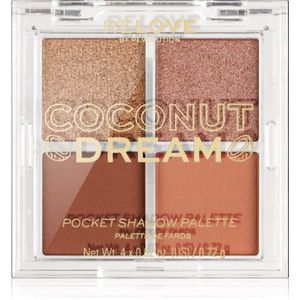 Revolution - Relove Pocket Palette - Oogschaduw - Tint Coconut Dream - 4x0,72 g