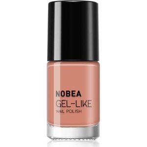NOBEA Day-to-Day Gel-like Nail Polish Nagellak met gel effect Tint Almond milk #N14 6 ml
