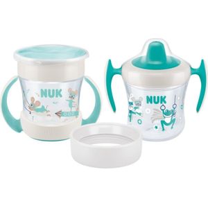 NUK Mini Cups Set Mint/Turquoise Kop 3in1 6m+ Neutral 160 ml