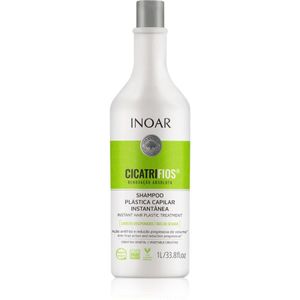 INOAR CicatriFios Herstellende Shampoo - 1000 ml - Voor Zwak en Beschadigd Haar