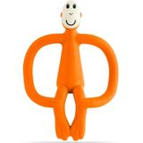 Matchstick Monkey Teething Toy and Gel Applicator bijtring met Borstel 2in1 Orange 1 st