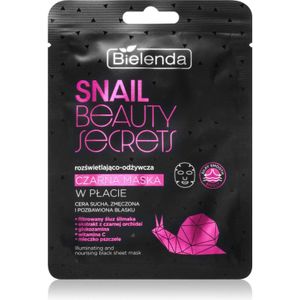Bielenda - Snail Beauty Secrets - Sheetmasker - Voor Vermoeide Huid - 1 St