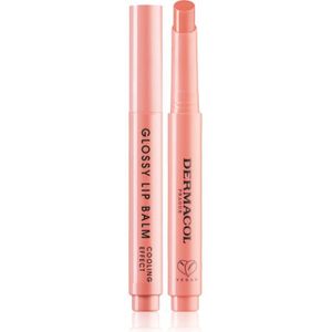 Dermacol Beauty Stick Glossy Lip Balm Verzorgende Lipgloss met Verkoelende Werking geuren 03 Peach 2.2 g