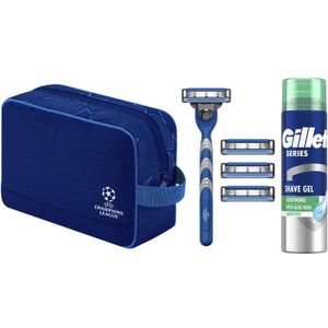 Gillette - Champions League Special Edition - Scheerset voor Mannen - Inhoud 200 ml Scheergel