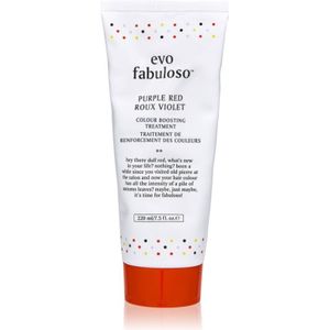EVO Fabuloso Colour Boosting Treatment Haarmasker voor Accentueren van Haarkleur Tint Purple Red 220 ml