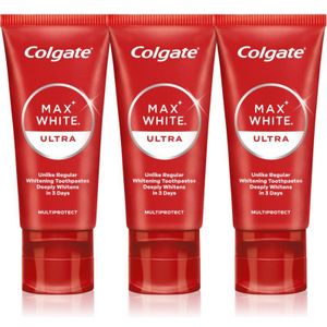 Colgate - Max White Ultra Multiprotect - Tandpasta - Whitening - 3x50 ml