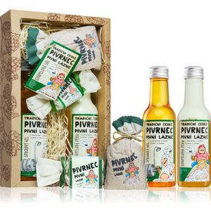 Bohemia Gifts & Cosmetics - Beer Gift Set - Lichaamsverzorgingsset - Badschuim - 200 ml, Douchegel - 200 ml, Badzout - 150 ml, Zeep - 30 ml