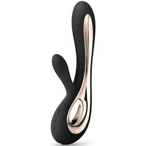 Lelo Soraya 2 vibrator met clitorsstimulator Black 22 cm