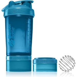 Blender Bottle ProStak Pro sportshaker + reservoir kleur Ocean Blue 650 ml