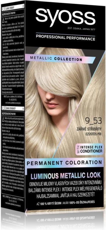 Syoss - Permanent Color Metallic Collection - Haarkleuring - Silver Blush - 1 st