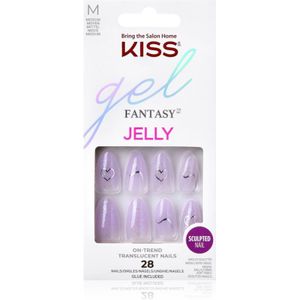 KISS Gel Fantasy Jelly Color valse nagels One Day Jelly 28 st