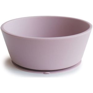 Mushie Silicone Suction Bowl siliconen schaaltje met zuignap Soft Lilac 1 st