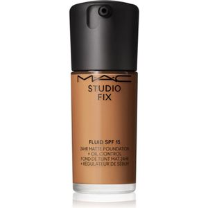 MAC Cosmetics Studio Fix Fluid SPF 15 24HR Matte Foundation + Oil Control Matterende Make-up SPF 15 Tint NW40 30 ml