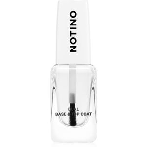 Notino Nail Care Dual base & Top coat Base en Topcoat Nagellak 10 ml