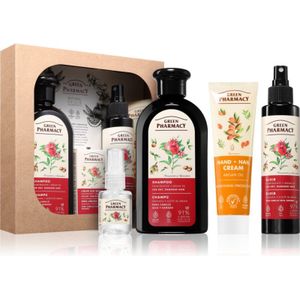 Green Pharmacy Argan Oil & Pomegranate Set Gift Set voor Extreem Droog Haar