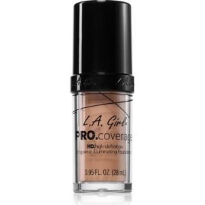 L.A. Girl Cosmetics - PRO. Coverage - Verhelderende Vloeibare Make-up - Tint Fair - 28 ml