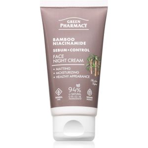 Green Pharmacy - Bamboo & Niacinamide Nachtcrème - Hydraterend - 50 ml