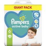 Pampers Active Baby Size 6 wegwerpluiers 13-18 kg 56 st