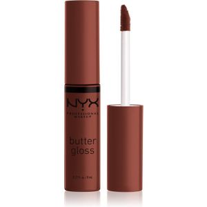 NYX Professional Makeup Butter Gloss Lipgloss Tint 51 Brownie Drip 8 ml