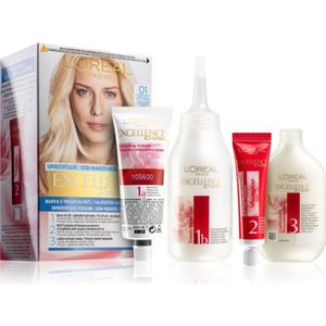 L’Oréal Paris - Excellence Creme - Haarkleuring - Tint 01 Lightest Natural Blonde - 1 st