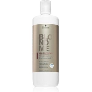 Schwarskopf BlondMe All Blondes Light Shampoo 1000ml - Normale shampoo vrouwen - Voor Alle haartypes