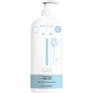 Naif Baby & Kids Cleansing Wash Gel reinigingsgel voor kinderen en baby‘s Refill Me 500 ml