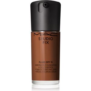 MAC Cosmetics Studio Fix Fluid SPF 15 24HR Matte Foundation + Oil Control Matterende Make-up SPF 15 Tint NW48 30 ml