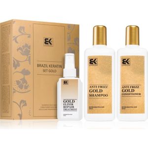 Brazil Keratin Set Gold Gift Set (voor Onhandelbaar en Pluizig Haar )