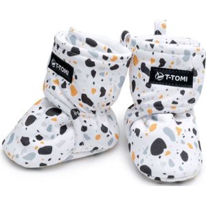 T-TOMI Booties Terrazzo babyslippers 6-9 months 1 paar