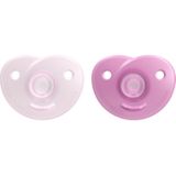 Philips Avent Soothie 0-6 m fopspeen Girl 2 st