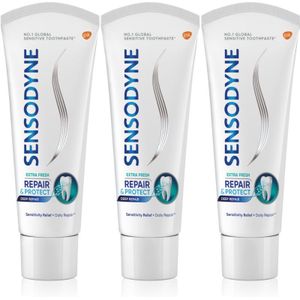 Sensodyne Repair & Protect Extra Fresh Tandpasta voor Bescherming van Tanden en Tandvlees 3 x 75 ml