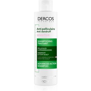 Vichy Dercos Anti-Dandruff Kalmerende Shampoo voor Gevoelige Hoofdhuid tegen Roos 200 ml