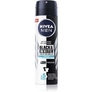 Nivea Men Invisible Black & White Antitranspirant Spray Fresh 150 ml