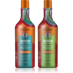 INOAR #Bombar Super Line Super Vitaminas set voor het Haar met Vitamine C 2x1000 ml
