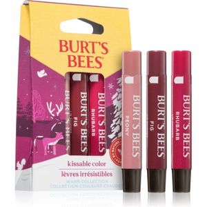 Burt's Bees - Kissable Color Lip Shimmer Set - 3 x 2,6 g - Natuurlijke Ingrediënten