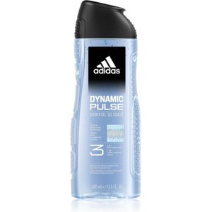 Adidas Dynamic Pulse Douchegel voor Gezicht, Lichaam en Haar 3in1 400 ml
