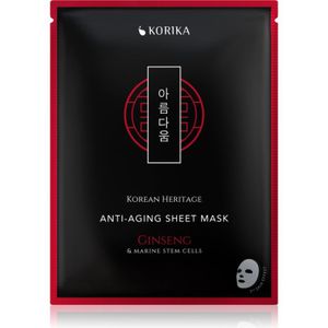 KORIKA - Korean Heritage Red Ginseng & Adenosine - Sheetmasker - Rood - Verzorging