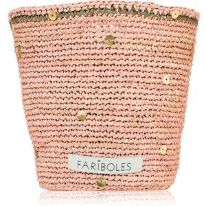 FARIBOLES Collab X Carol On The Roof Sakura Glitter geurkaars pink 400 g