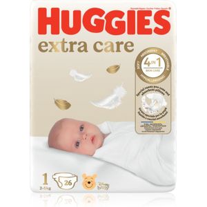 Huggies Extra Care Size 1 wegwerpluiers 2-5 kg 26 st