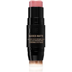 Nudestix Nudies Matte multifunctionele make-up voor ogen, lippen en gezicht Tint Sunkissed Pink 7 g