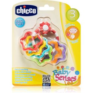 Chicco Baby Senses bijtring 3m+ Stars 1 st